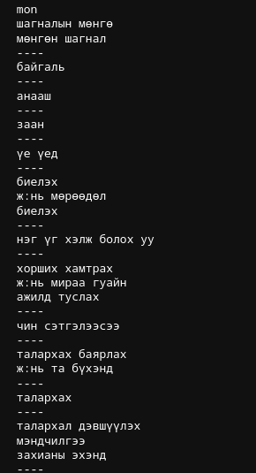 Japanese to Mongolian Dictionary Parser